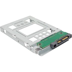 2.5" SSD to 3.5" SATA Hard Drive Tray Compatible with All 3.5in SATA/SAS Drive, 2.5in SSD to 3.5in SATA Hard Drive for Computer PC, Good Heat Dissipation, Hot Swap in Kuwait
