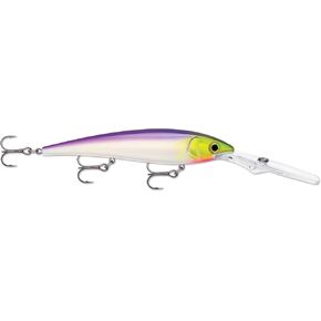 Rapala Gold Miner Spoon Lure, Casting Spoon, Trout Salmon Walleye Fishing Lure, Flashing Metal Spoon, 4-3/4", Purpledescent in Kuwait