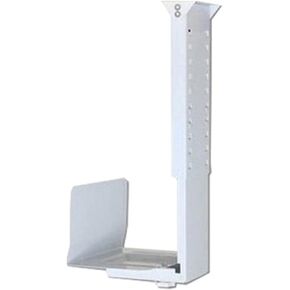 CPU Holder Under Desk Mount - Adjustable Wall Side PC , Universal Case Heavy Duty Tower Holds up to 55lbs Practical(Black) in Saudi Arabia