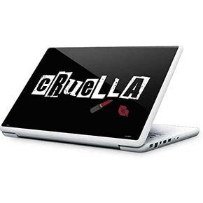Skinit Decal Laptop Skin Compatible with MacBook 13-inch - Officially Licensed Disney Cruella Lipstick Design in Kuwait