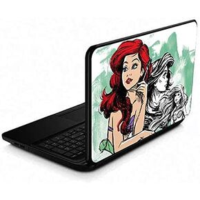 Skinit Decal Laptop Skin Compatible with 15.6 in 15-d038dx - Officially Licensed Disney Ariel Sketch Design in Kuwait