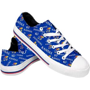 FOCO Penn State Nittany Lions NCAA Womens Low Top Repeat Print Canvas Shoes - 9 in Kuwait
