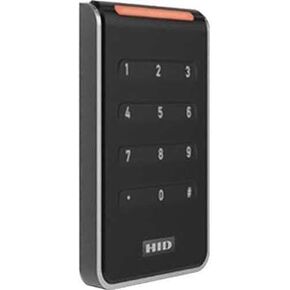 HID 40KTKS-T0-000000 Signo 40 Contactless Smart Card Keypad Reader, Multi-Technology, Mobile Ready, Wall Switch Mount, Terminal, Black/Silver in Kuwait