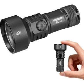 ACEBEAM E10 Longest-Range Pocket EDC Flashlight 715 Meters, 1200 High Lumens Rechargeable LED Flashlight with Magnetic Base, Super Bright Small Mini Flashlight for Home, Camping, Working(Teal) in Saudi Arabia