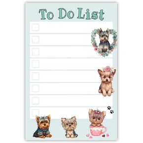 DAILY RITMO® Beagle Sticky To-Do List Notepad | Dog Mom Gifts for Women | Cute Beagles Stationery Pad 4x6" 50 Pages Made in USA | Christmas, Birthday Gift in Saudi Arabia