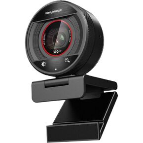 4K Webcam for PC 1080P@60FPS Streaming Camera with PDAF 8X Digital Zoom Web Cam Dual Noise-Canceling Mics, Privacy Cover, USB 2.0 Plug and Play Web Camera for Zoom/Skype/Video Calls/Meetings in Saudi Arabia