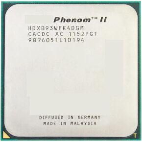 معالج ph II X4 B93 رباعي النواة (2.8 جيجا هرتز/6 ميجا هرتز/95 واط/2000 جيجا هرتز) مقبس AM3 AM2 in Kuwait