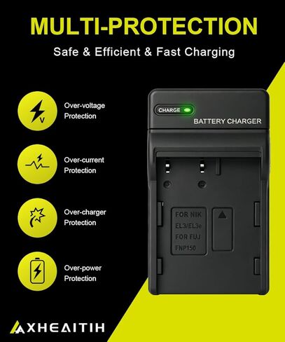 MH-18 MH-18a MH-19 EN-EL3e EN-EL3 EN-EL3a Wall Camera Battery Charger for Nikon D50 D70 D70s D80 D90 D100 D200 D300 D300s D700 Supply in Kuwait