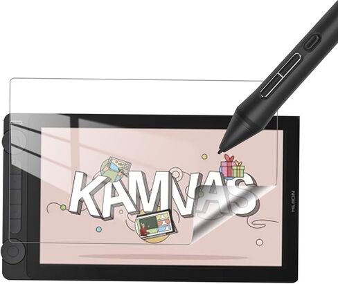 واقي شاشة متوافق مع HUION Kamvas 13 (Gen 3) مقاس 13.3 بوصة، مقاوم للخدش، تصميم رفيع للغاية يشبه الورق (زجاج غير مقسى) in Kuwait