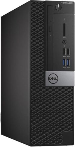 كمبيوتر مكتبي Dell Optiplex 5050 SFF، Core i5-6500 3.2 جيجا هرتز، ذاكرة وصول عشوائي 8 جيجا، 256 جيجا SSD، لوحة مفاتيح وماوس، منافذ عرض، HDMI، RJ-45، Windows 11 Pro (متجدد) in Kuwait