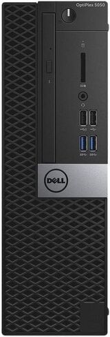 كمبيوتر مكتبي Dell Optiplex 5050 SFF، Core i5-6500 3.2 جيجا هرتز، ذاكرة وصول عشوائي 8 جيجا، 256 جيجا SSD، لوحة مفاتيح وماوس، منافذ عرض، HDMI، RJ-45، Windows 11 Pro (متجدد) in Kuwait