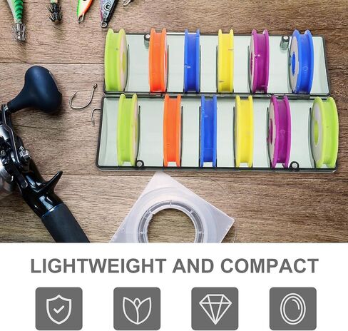 fishing reel case fishing line fishing wheel holder portable wire aldult storage rack snack retractable fishing supplies dollhouse floor Fishing line box in Kuwait