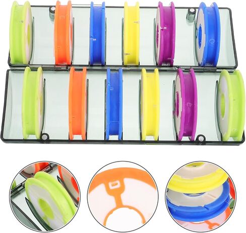fishing reel case fishing line fishing wheel holder portable wire aldult storage rack snack retractable fishing supplies dollhouse floor Fishing line box in Kuwait