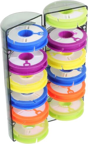 fishing reel case fishing line fishing wheel holder portable wire aldult storage rack snack retractable fishing supplies dollhouse floor Fishing line box in Kuwait