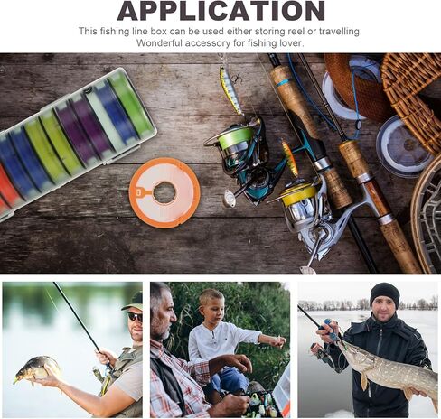 fishing reel case fishing line fishing wheel holder portable wire aldult storage rack snack retractable fishing supplies dollhouse floor Fishing line box in Kuwait
