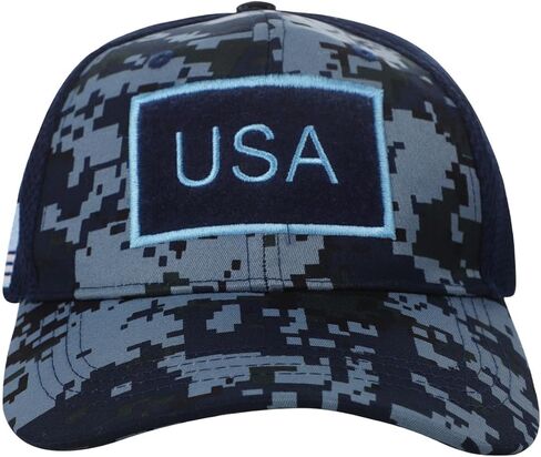 American Flag USA Trucker Hat for Women Men Camo Adjustable Patriotic Baseball Cap Summer Mesh Sun Visor Dad Hat in Saudi Arabia