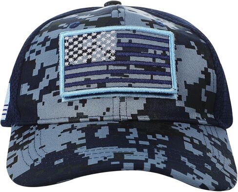 American Flag USA Trucker Hat for Women Men Camo Adjustable Patriotic Baseball Cap Summer Mesh Sun Visor Dad Hat in Saudi Arabia