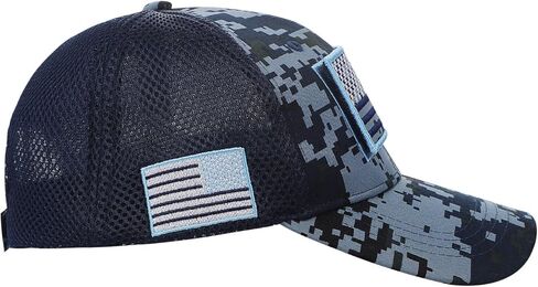 American Flag USA Trucker Hat for Women Men Camo Adjustable Patriotic Baseball Cap Summer Mesh Sun Visor Dad Hat in Saudi Arabia