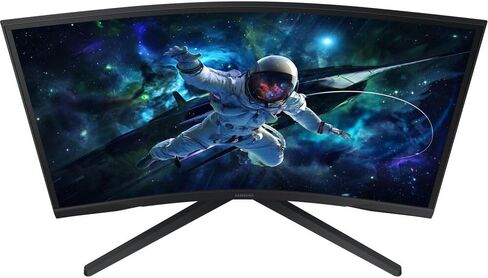 حزمة شاشة الألعاب المنحنية Samsung Odyssey G55C مقاس 27 بوصة QHD 1000R مع Tech Smart USA Elite Suite 18، وكابل HDMI 2X 4K وحزمة حماية حصرية لمدة 26 شهرًا من Deco Gear CPS (BEACH-CPS-26M500) in Kuwait