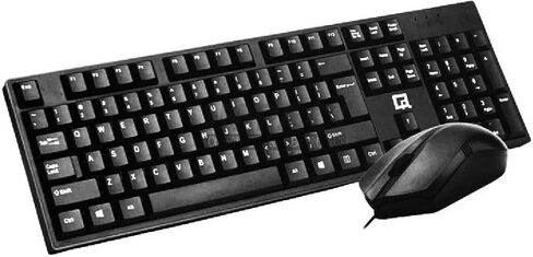 Generic QR-70 Wired Keyboard with Optical Mouse in Kuwait