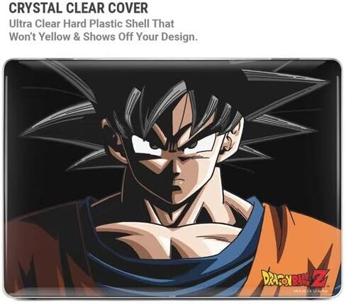 Skinit Case + Skin Compatible with MacBook Pro 14in (2021) - Officially Licensed Dragon Ball Z Goku Portrait Design in Kuwait