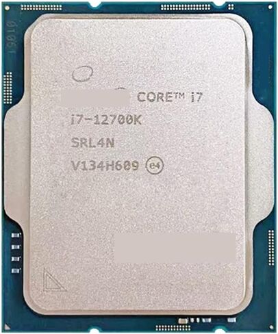 c I7-12700K I7 12700K 3.6 جيجا هرتز معالج وحدة المعالجة المركزية اثني عشر نواة وعشرين خيط 10NM L3=25M 125W LGA 1700 in Kuwait