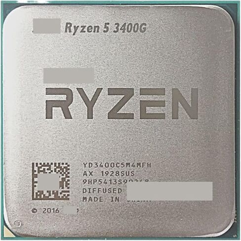 معالج وحدة المعالجة المركزية R 5 3400G R5 3.7 جيجا هرتز رباعي النواة ثماني الخيوط 65 وات YD3400C5M4MFH مقبس AM4 in Kuwait