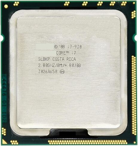 Quad-Core I7 CPU 930 2.8G 8M Cache 130W 45nm Desktop Prosesor in Kuwait