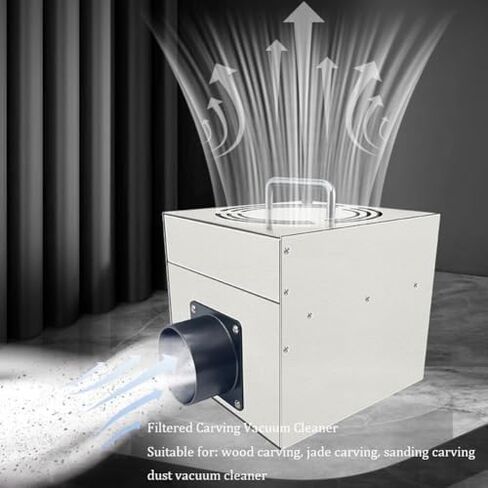 Portable Lab Dust Collector, Desktop Vacuum Cleaner, Dust Collector for Carvings, with Reusable Filter,for Wood, Jade Carving, Sanding in Kuwait