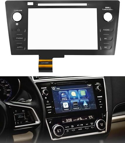 استبدال راديو محول الأرقام بشاشة تعمل باللمس لـ 2018 2019 Subaru Legacy & Outback 86471-AL65A 86471-AL68A 86471-AL65B 86471-AL66A مع زر الخريطة in Kuwait