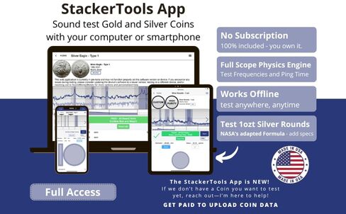 The Pocket Pinger + Stack Stick, Coin Ping Test (Black, 1 Pack) + StackerTools App in Saudi Arabia
