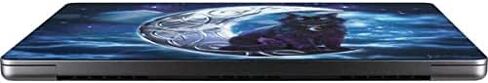 غلاف كمبيوتر محمول من Skinit متوافق مع جهاز MacBook Pro مقاس 14 بوصة (2021) - تصميم Tate and Co. Celtic Black Cat in Kuwait