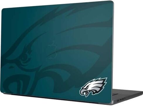 Skinit Decal Laptop Skin Compatible with MacBook Pro 16in (2021) - Officially Licensed NFL Philadelphia Eagles Double Vision Design in Kuwait