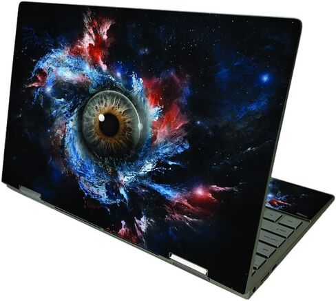 MightySkins Skin Compatible with HP Envy x360 13" (2021) - Eye See You | Protective, Durable, and Unique Vinyl Decal wrap Cover | Easy to Apply, Remove, and Change Styles | Made in The USA in Kuwait