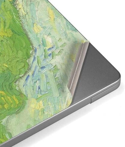 ملصق Skinit للكمبيوتر المحمول متوافق مع جهاز MacBook Pro 16in (2021) - Bridgeman Art Green Wheat Fields من تصميم فنسنت فان جوخ in Kuwait