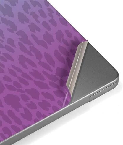 Skinit Decal Laptop Skin Compatible with MacBook Pro 16in (2021) Originally Designed Cheetah Print Purple and Blue Design in Kuwait