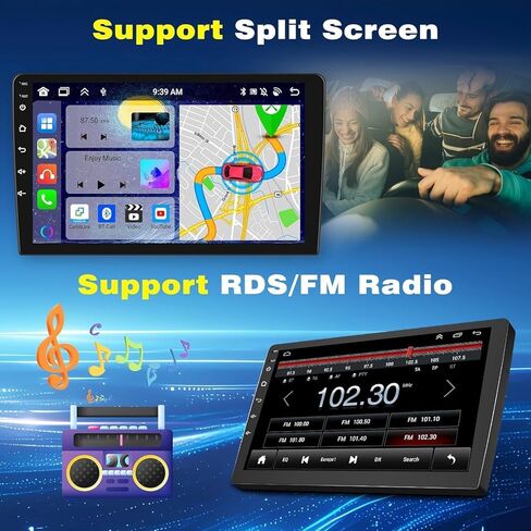 ستيريو سيارة 4+64G لسيارة Hummer H2 2003-2006 مع Carplay Android Auto ترقية مستقبل صوت السيارة دعم 7 بوصة شاشة تعمل باللمس GPS بلوتوث WiFi FM/RDS راديو Nav SWC مرآة رابط كاميرا احتياطية ميكروفون in Kuwait