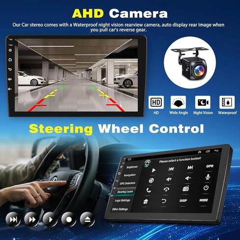 ستيريو سيارة 4+64G لسيارة Hummer H2 2003-2006 مع Carplay Android Auto ترقية مستقبل صوت السيارة دعم 7 بوصة شاشة تعمل باللمس GPS بلوتوث WiFi FM/RDS راديو Nav SWC مرآة رابط كاميرا احتياطية ميكروفون in Kuwait