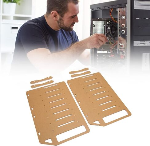 DIY Acrylic Transparent Hard Drive Rack, 3.5 Inch Desktop Clear Acrylic Hard Drive Stand DIY Hard Drive Stand (8 Layers) in Kuwait