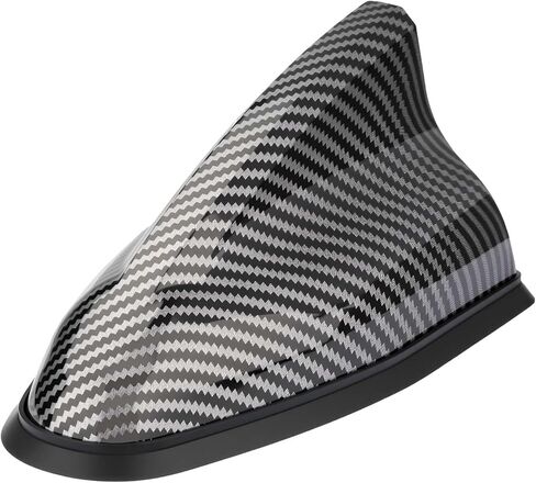 Bingfu Shark Fin Carbon Fibre Antenna Cover with Adhesive Tape, Universal Car Radio FM AM Antenna Replacement for Most Cars, Trucks, SUVs, Vans in Kuwait