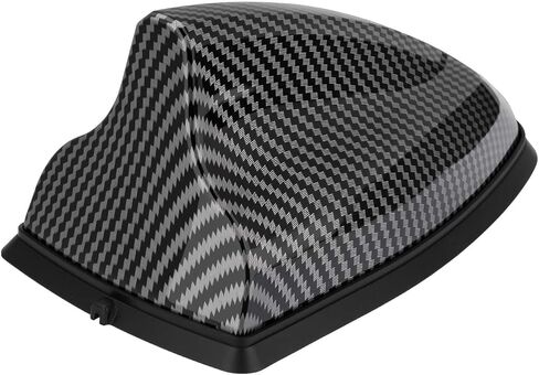 Bingfu Shark Fin Carbon Fibre Antenna Cover with Adhesive Tape, Universal Car Radio FM AM Antenna Replacement for Most Cars, Trucks, SUVs, Vans in Kuwait