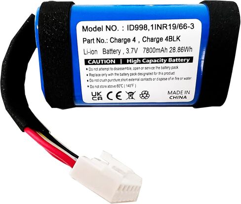 بطارية ID998-B متوافقة مع JBL Charge 4 Charge 4J Charge 4BLK JBLCHARGE4BLUAM ID998 1INR19/66-3 SUN-INTE-118 IY1068 in Kuwait