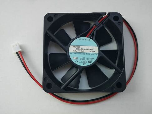 DC12V 0.26A 2406GL-04W-B50 6015 6 سم 2 سلك مروحة تبريد محورية in Kuwait