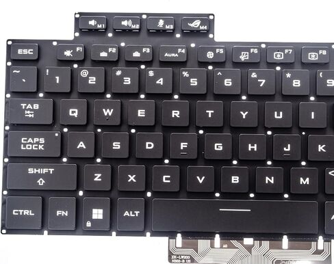 لوحة مفاتيح بديلة بإضاءة خلفية لجهاز ASUS ROG Zephyrus G15 GA503 GA503Q GA503QS ‎GA503QR GA503QM & ROG Zephyrus M16 GU603 GU603H Series Laptop، ROG Zephyrus G15 GA503 RGB لوحة مفاتيح بإضاءة خلفية US Layou in Kuwait