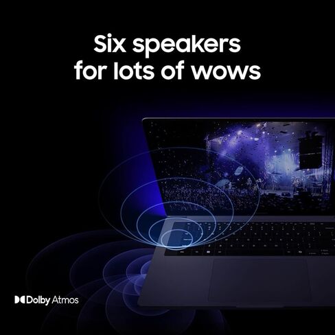 Samsung 16" Galaxy Book6 Ultra Copilot+ PC, AI Business Laptop, Windows 11 Pro, Intel Core Ultra U7 Processor 356H, 32GB/1TB, NVIDIA GeForce RTX 5060, AMOLED 2X Display/2026 Model NP964UJG-KG1US/Gray in Kuwait