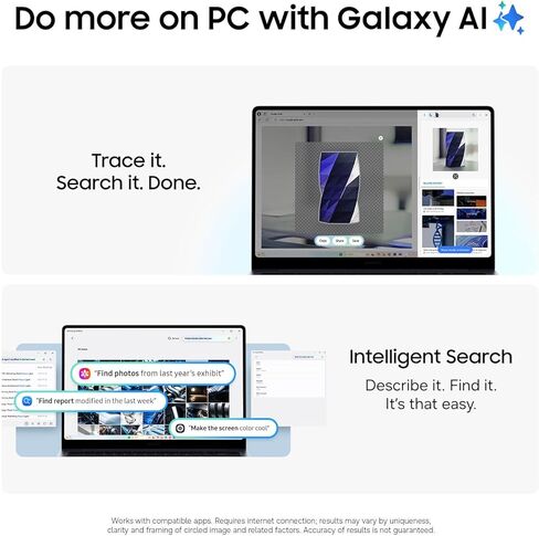 Samsung 16" Galaxy Book6 Ultra Copilot+ PC, AI Business Laptop, Windows 11 Pro, Intel Core Ultra U7 Processor 356H, 32GB/1TB, NVIDIA GeForce RTX 5060, AMOLED 2X Display/2026 Model NP964UJG-KG1US/Gray in Kuwait