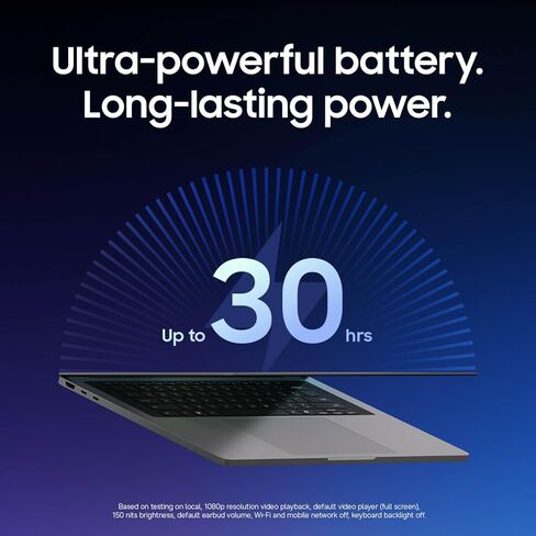Samsung 16" Galaxy Book6 Ultra Copilot+ PC, AI Business Laptop, Windows 11 Pro, Intel Core Ultra U7 Processor 356H, 32GB/1TB, NVIDIA GeForce RTX 5060, AMOLED 2X Display/2026 Model NP964UJG-KG1US/Gray in Kuwait