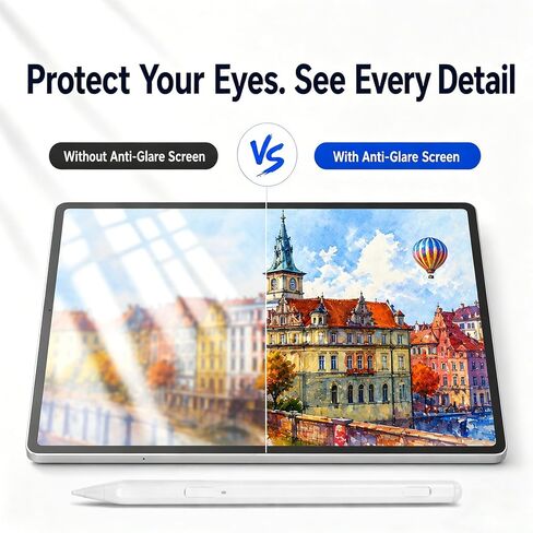 12-Inch Standalone Drawing Tablet No Computer Needed: 4096-Level Stylus Digital Art Tablet with Anti-Glare Screen, 16GB RAM, 256GB Storage, 8000mAh, Android 15 – for Beginners, Artists, Students in Saudi Arabia