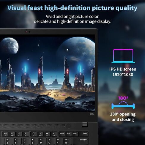 Lenovo Thinkpad T14S Gen 2 Business Laptop, Windows 11 Pro, 14" FHD (1920 x 1080) Touchscreen, Intel Core i5-1145G7, 512GB SSD, 16GB RAM, Webcam (Renewed) in Kuwait
