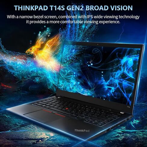 Lenovo Thinkpad T14S Gen 2 Business Laptop, Windows 11 Pro, 14" FHD (1920 x 1080) Touchscreen, Intel Core i5-1145G7, 512GB SSD, 16GB RAM, Webcam (Renewed) in Kuwait
